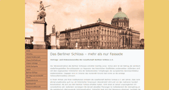 Desktop Screenshot of historisches-stadtschloss.de